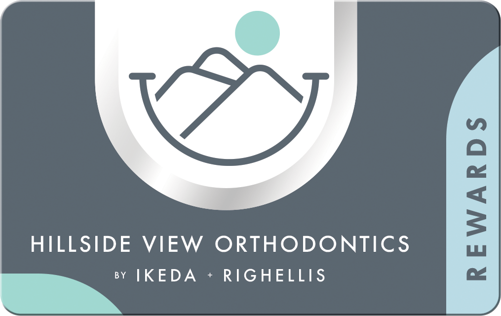 Hillside View Orthodontics rewards card